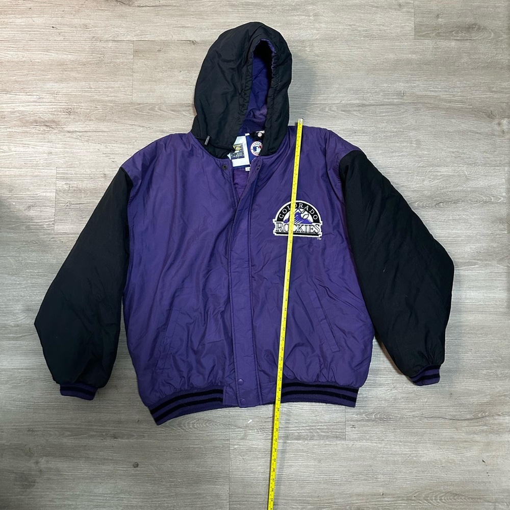 Competitor Colorado Rockies vintage puffer jacket